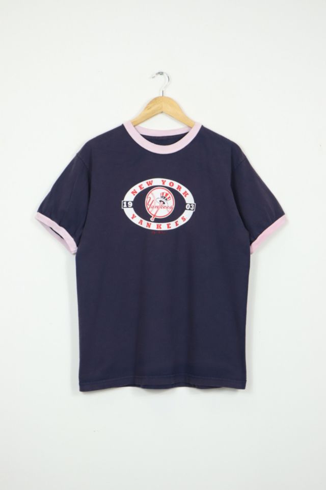 New Era New York Yankees Retro Ringer Tee  Urban Outfitters Japan -  Clothing, Music, Home & Accessories