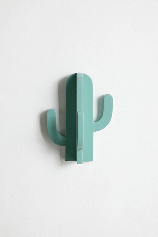 Urban Outfitters Cactus Wall Hook In Green At