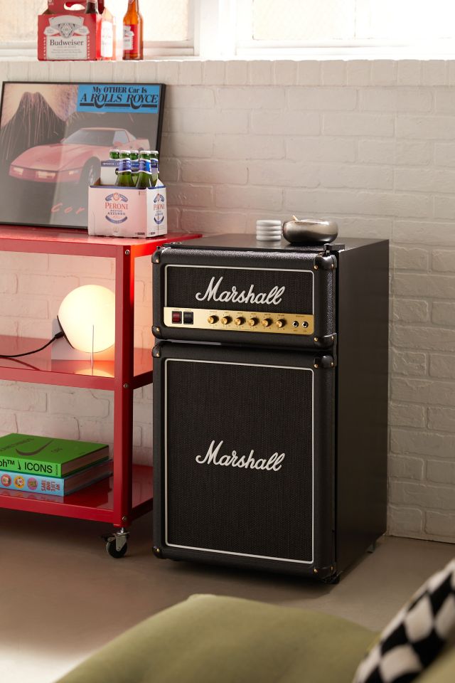 Marshall mini fridge🔥🔥#roomdecor #roomaccessories #marshallmathers #