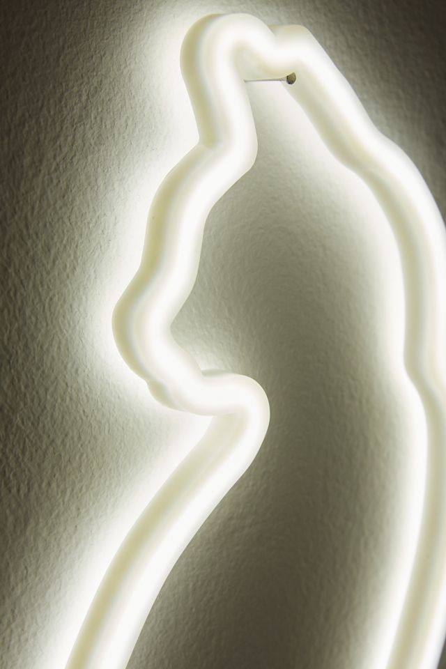 Mustard LED Neon Cat Light #3