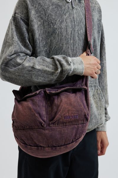 Bdg Acid Wash Crossbody Bag In Washed Purple, Men's At Urban Outfitters In Washed Purple