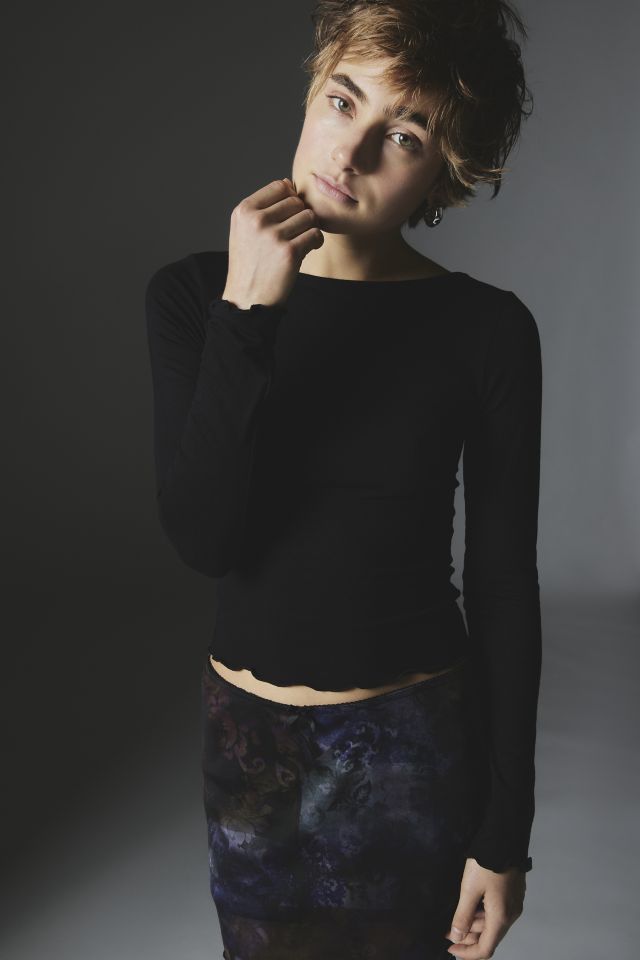 Silence + Noise Rhiannon Tie-Back Top #2