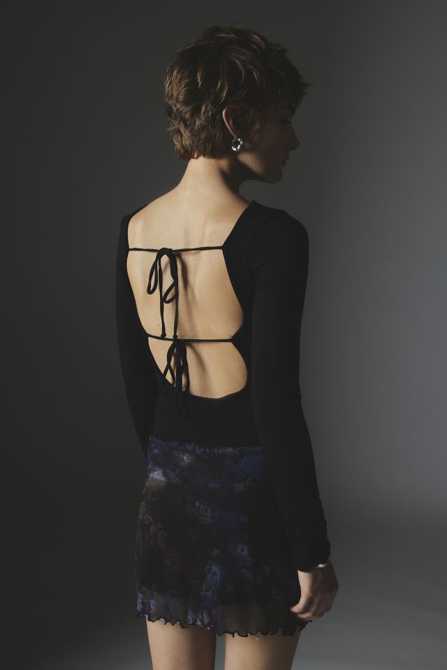 Silence + Noise Rhiannon Tie-Back Top #3
