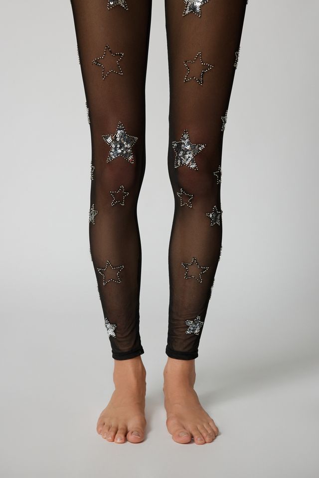 UO Rhinestone Star Sheer Legging #2