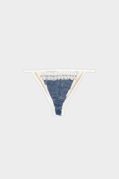 Mindblown Denim Teeny Bikini Bottom