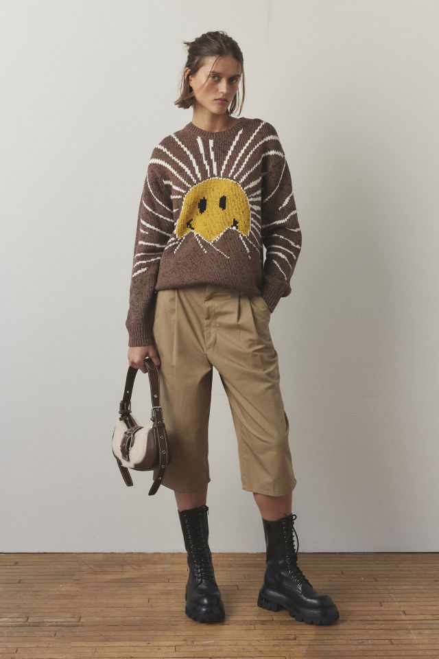 Market X Smiley Sunrise Sweater Urban Outfitters