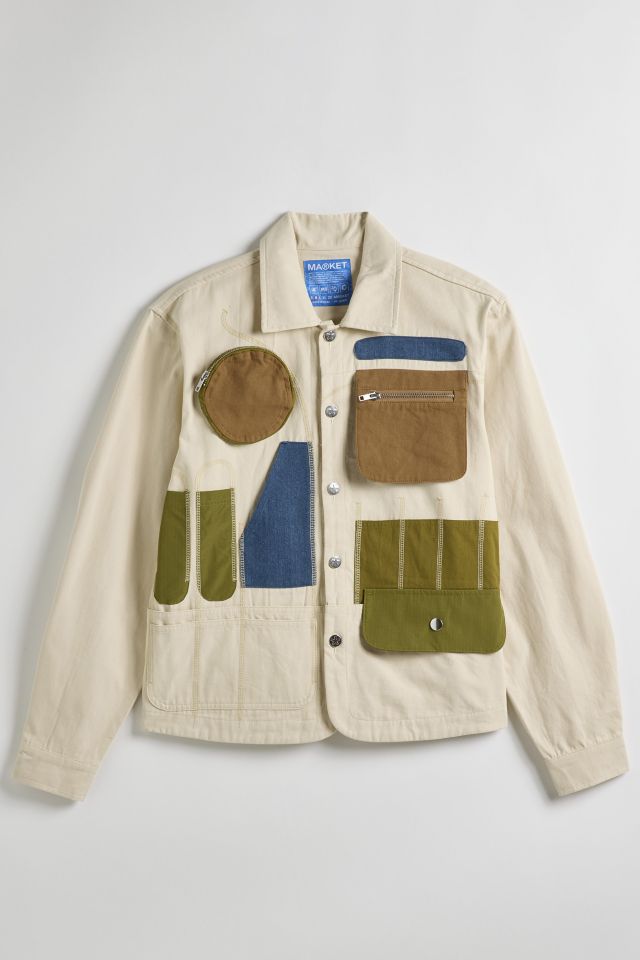 Market Workstation Colorblock Overshirt #1