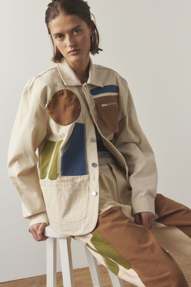 Market Workstation Colorblock Overshirt #5