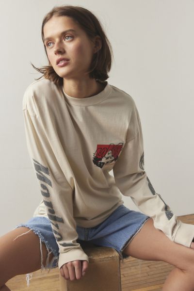 Shop Market Corsa Long Sleeve Tee In Tan At Urban Outfitters