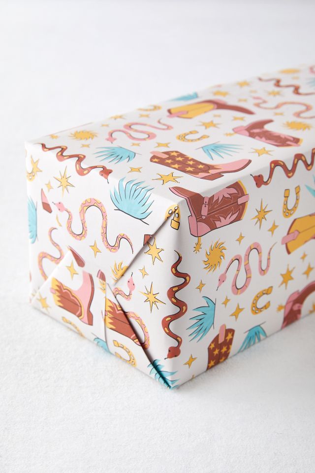 Cowboy Boot Wrapping Paper Urban Outfitters Canada