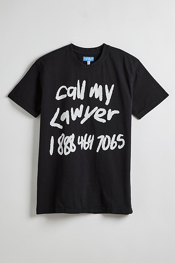 Market Scrawl My Lawyer Tee In Washed Black At Urban Outfitters
