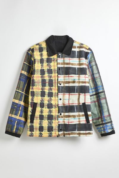 Shop Market Air Troy Reversible Plaid Jacket At Urban Outfitters In Multicolor