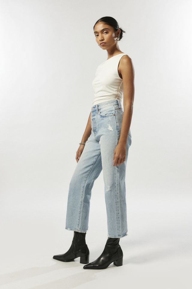 Pistola Cassie Straight Leg Crop Jean #3