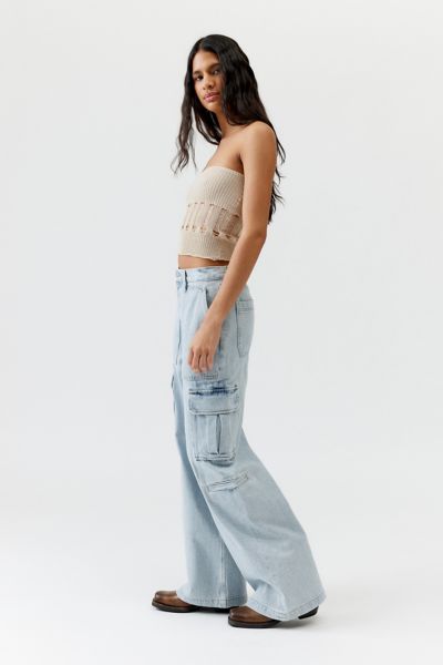 Pistola Milo High-Waisted Wide-Leg Utility Jean