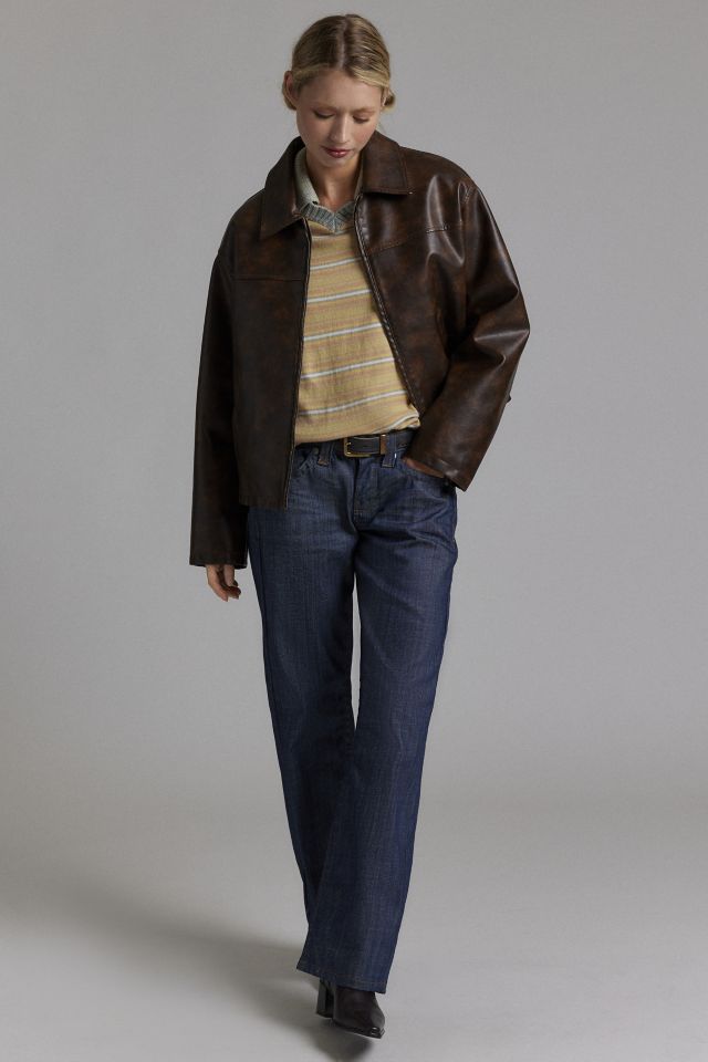 BDG Sasha Faux Leather Oversized Car Jacket #2