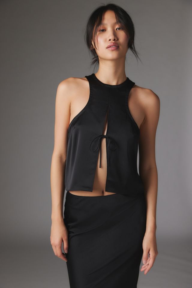 Lioness Honey Tie-Front Cropped Top | Urban Outfitters