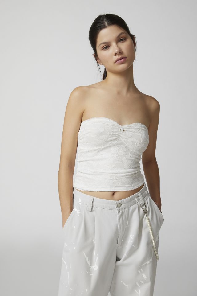 Urban Renewal Remnants Classic Ribbed Tube Top