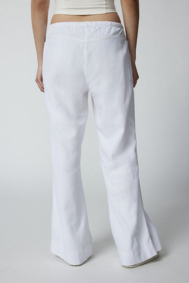 UO Martina Linen Low-Rise Trouser Pant  Urban Outfitters Japan - Clothing,  Music, Home & Accessories