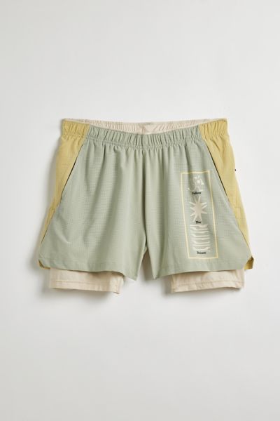 Shop Roark Run Amok Bommer 3.5" Short In Olive, Men's At Urban Outfitters