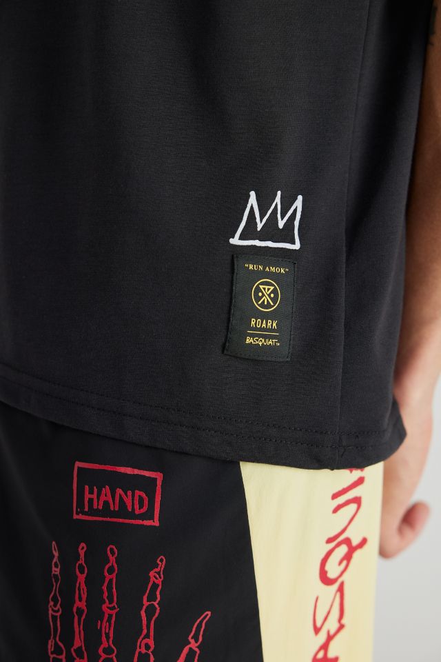 T-shirt graphique d'art Roark Run Amok Mathis Basquiat #3