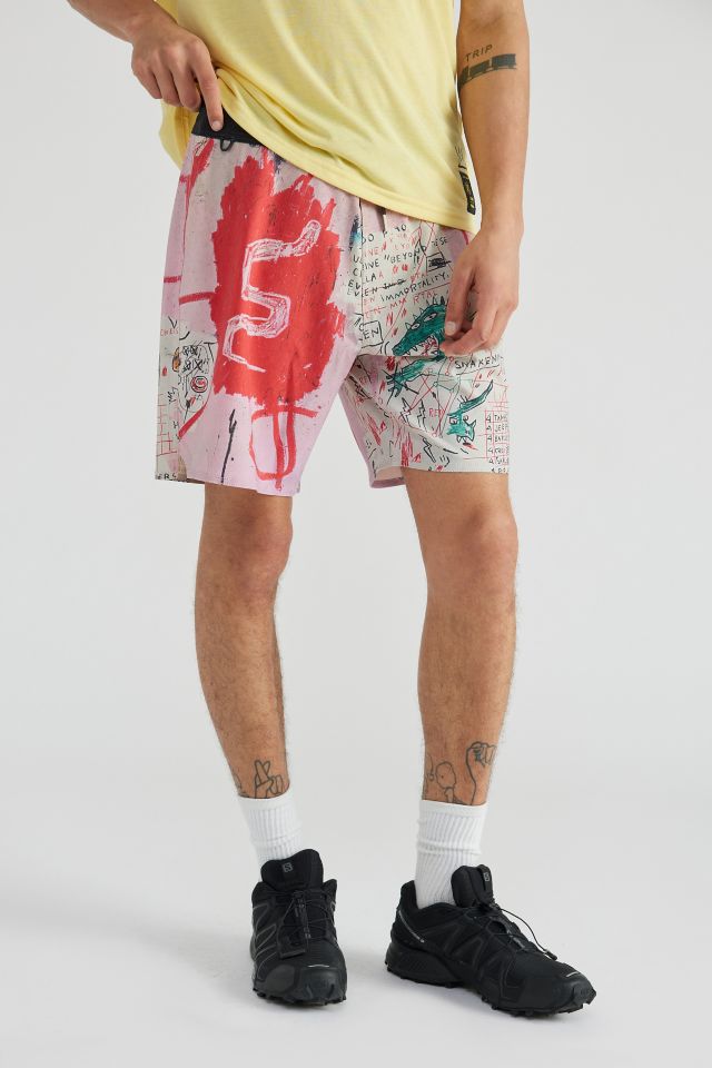 Short de Bain Roark Run Amok Passage Motif Art Basquiat #1