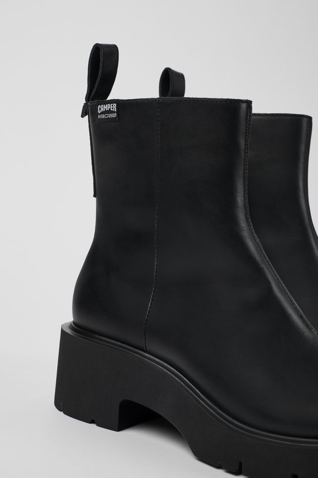 Camper Milah Leather Zip Boot #1