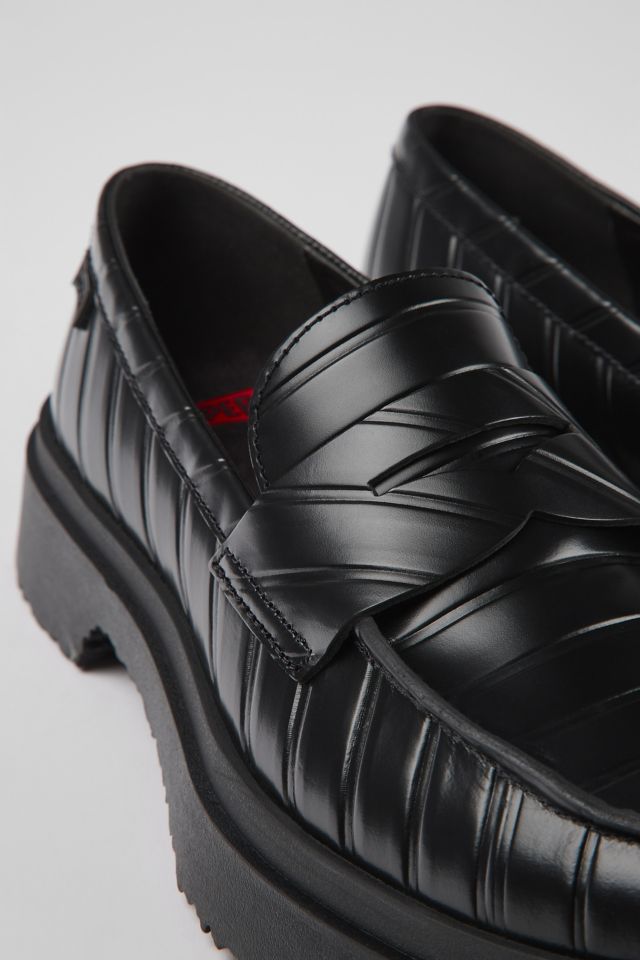 Camper Walden Textured Leather Loafers #1