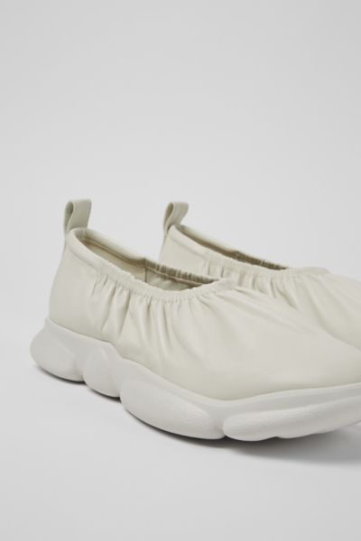 Camper Karst Leather Slip-on Sneaker In Ivory