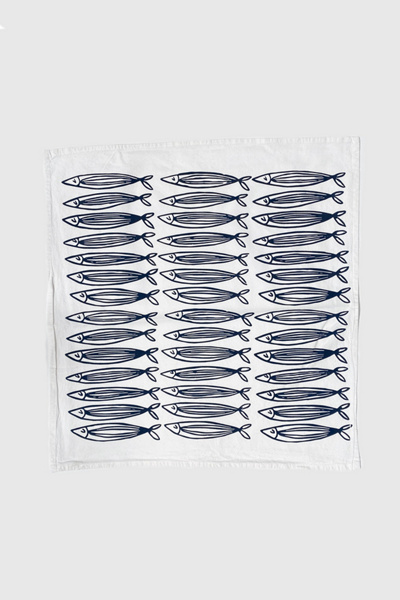Julie Peach Sardines Tea Towel - Thumbnail 2