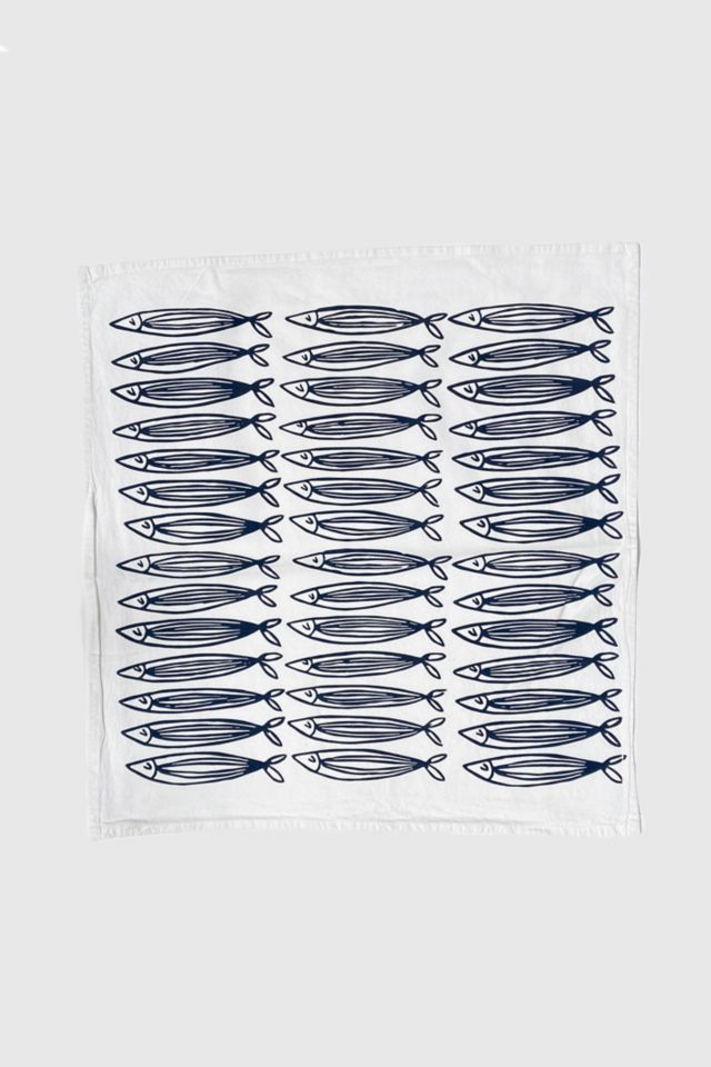 Julie Peach Sardine Tea Towel #4