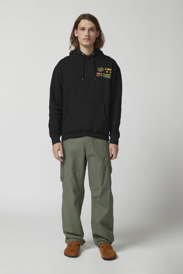 Keith Haring Paradise Garage Puff Print Hoodie Sweatshirt #4
