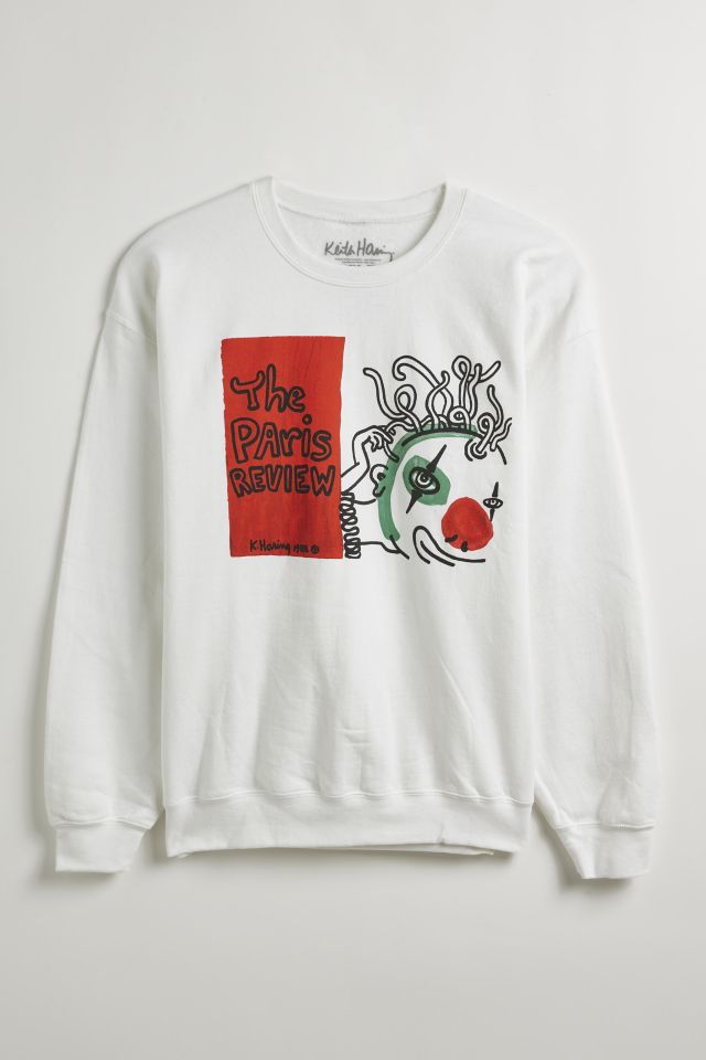 Keith Haring The Paris Review Crew Neck Sweatshirt #1