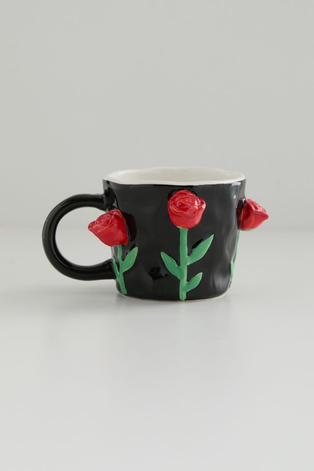 Rose Bud Sculpted Mug #1