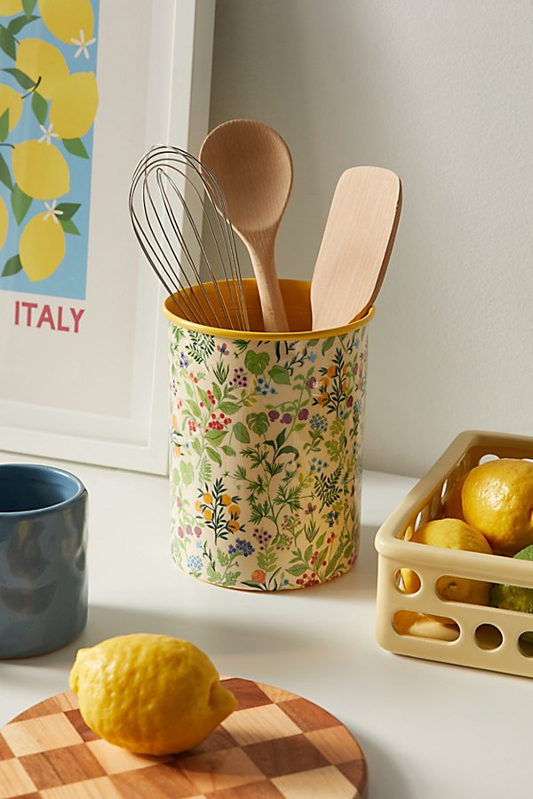 Shop Urban Outfitters Decal Utensil Holder In Floral At