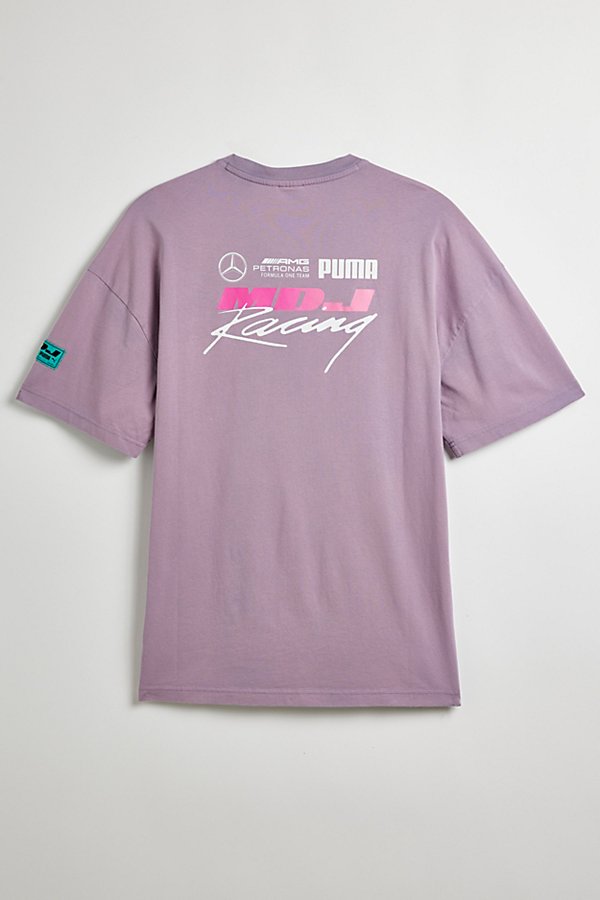 Puma F1 X Mdj Racing Tee In Pale Plum, Men's At Urban Outfitters In Purple