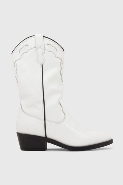 Roc Boots Australia Roc Indio Leather Cowboy Boot In White Vintage