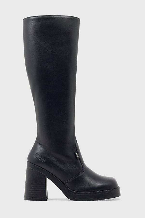Roc Boots Australia Roc Idaho Leather Knee-high Boot In Black
