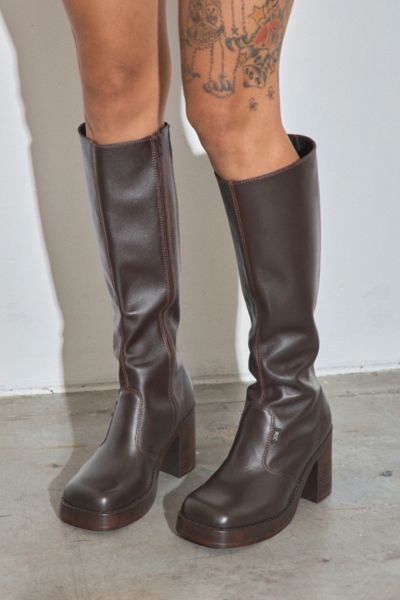 Roc Boots Australia Roc Idaho Leather Knee-high Boot In Brown