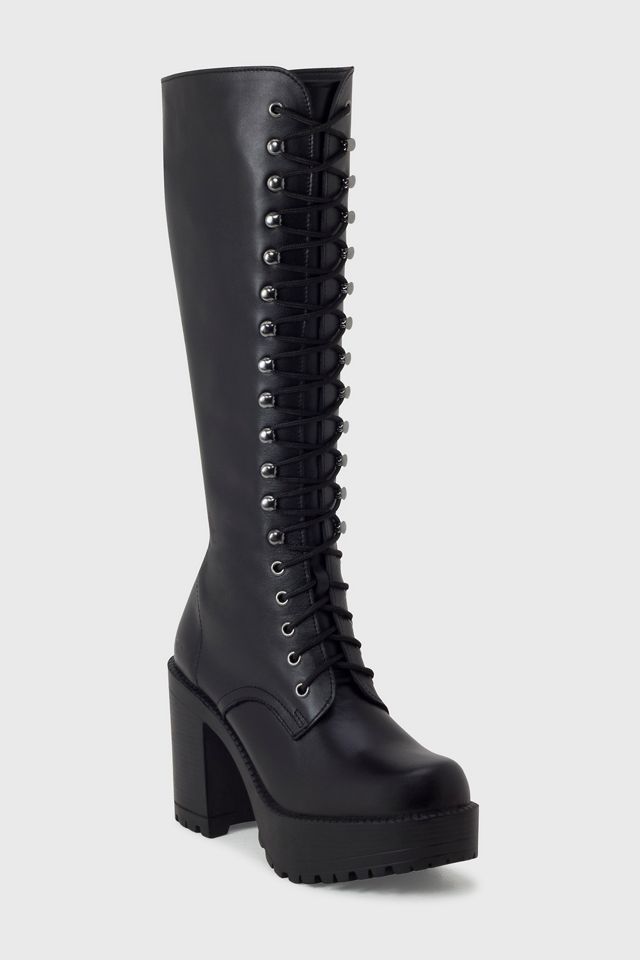 ROC Lash Heeled Leather Lace-Up Boot | Urban Outfitters ROC Lash Heeled Leather Lace-Up Boot | Urban Outfitters