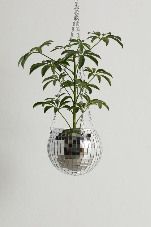 Bubblegum Stuff US - Disco Ball Hanging Planter: Pink (6-inch