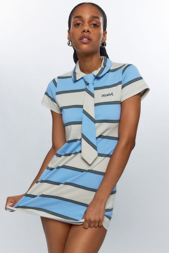 X girl Striped Polo Mini Dress Urban Outfitters Canada