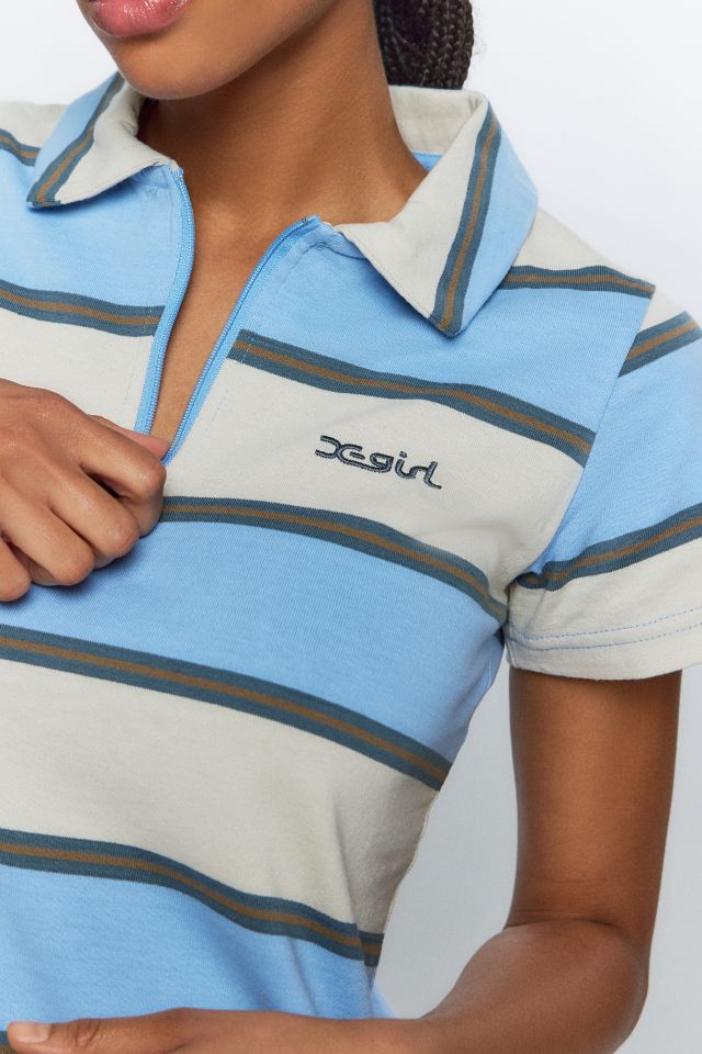 X-girl Striped Polo Mini Dress #4