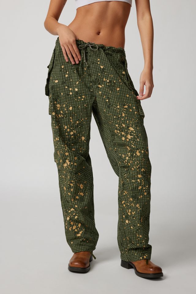 Urban Renewal Re/Creative Remade Gold Splatter Paint Utility Pant ...