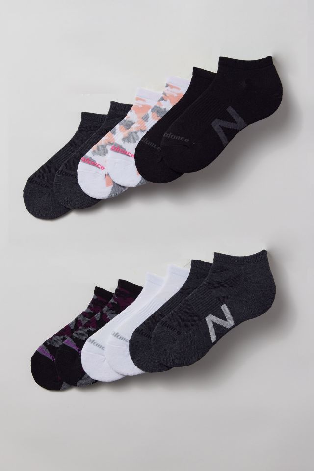New Balance Performance Camo Logo Low Cut Sock 6-Pack #1