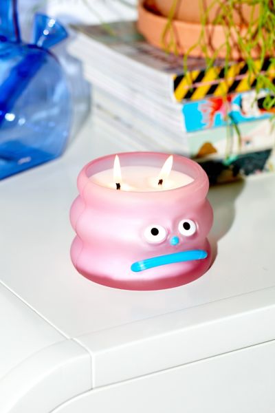 Urban Outfitters Goofy Face 10 oz Candle In Nirvana At  In Pink