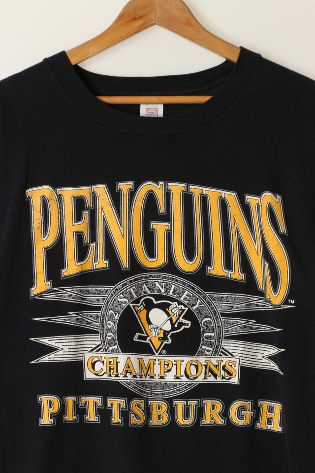 Vintage 1992 NHL Pittsburgh Penguins Stanley Cup Champion T-shirt