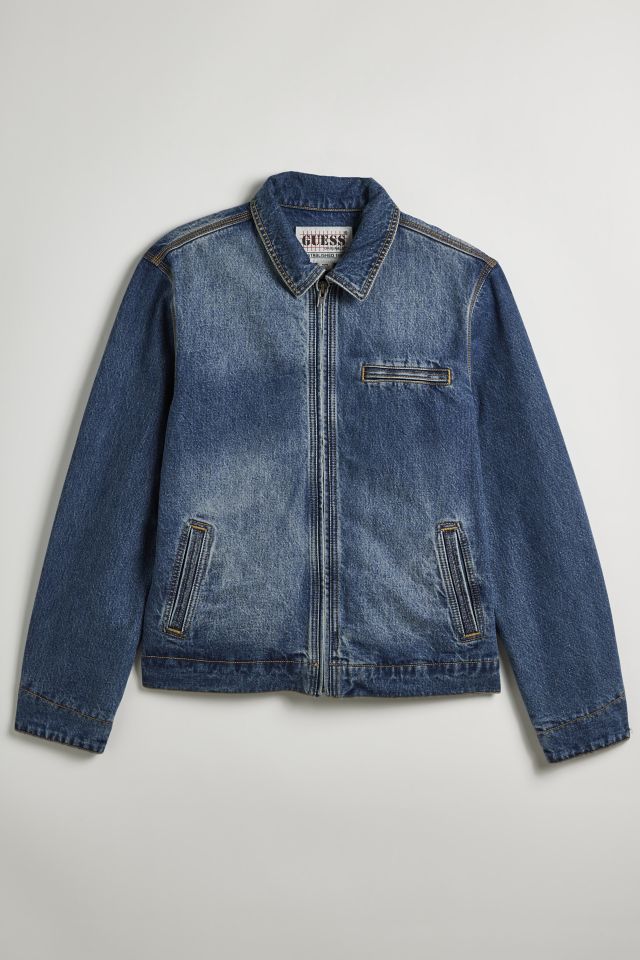 Guess denim jacket urban outfitters best sale