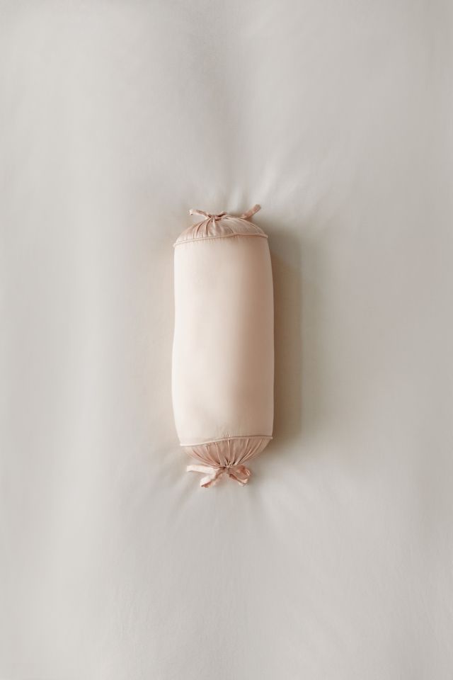 Silky Sateen Round Bolster Pillow | Urban Outfitters