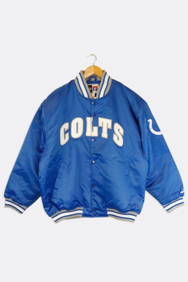 Indianapolis Colts NFL Blue And White Varsity Jacket - Maker of Jacket