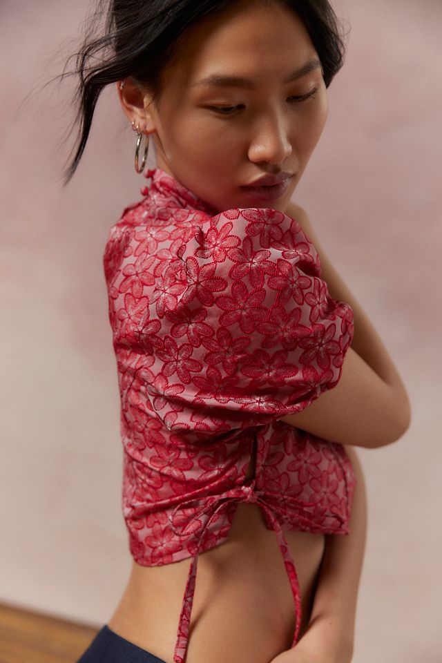 Sister Jane Flower Power Floral Cropped Top | Urban Outfitters